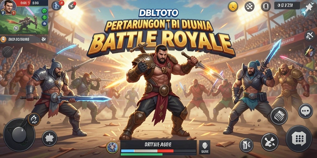 Gameplay seru dan kompetitif di DBLTOTO Battle Royale.
