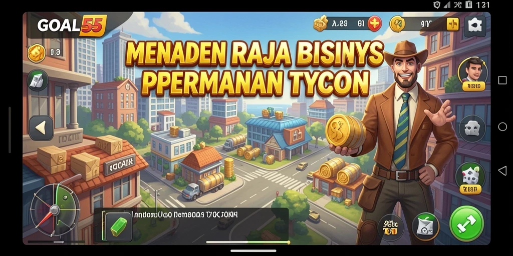 Tampilan menarik dari gameplay GOAL55 yang menantang.