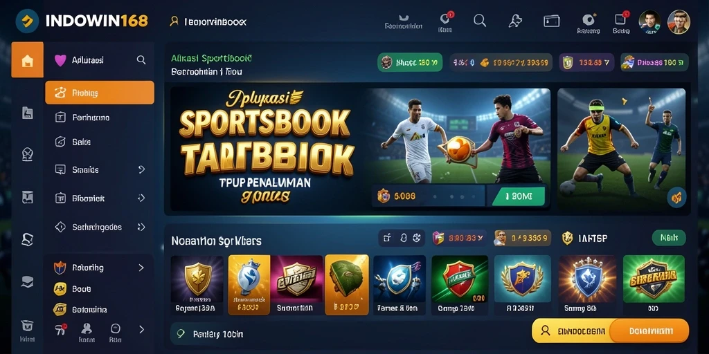 Tampilan screenshot INDOWIN168 yang menampilkan fitur taruhan langsung.