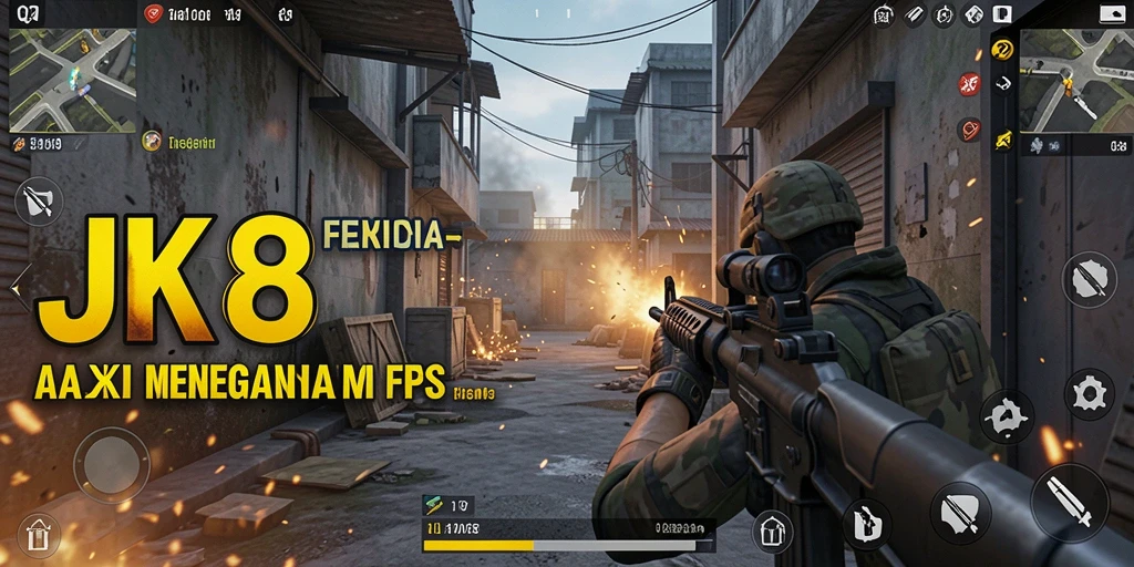 Screenshot menampilkan aksi ketegangan dalam gameplay FPS